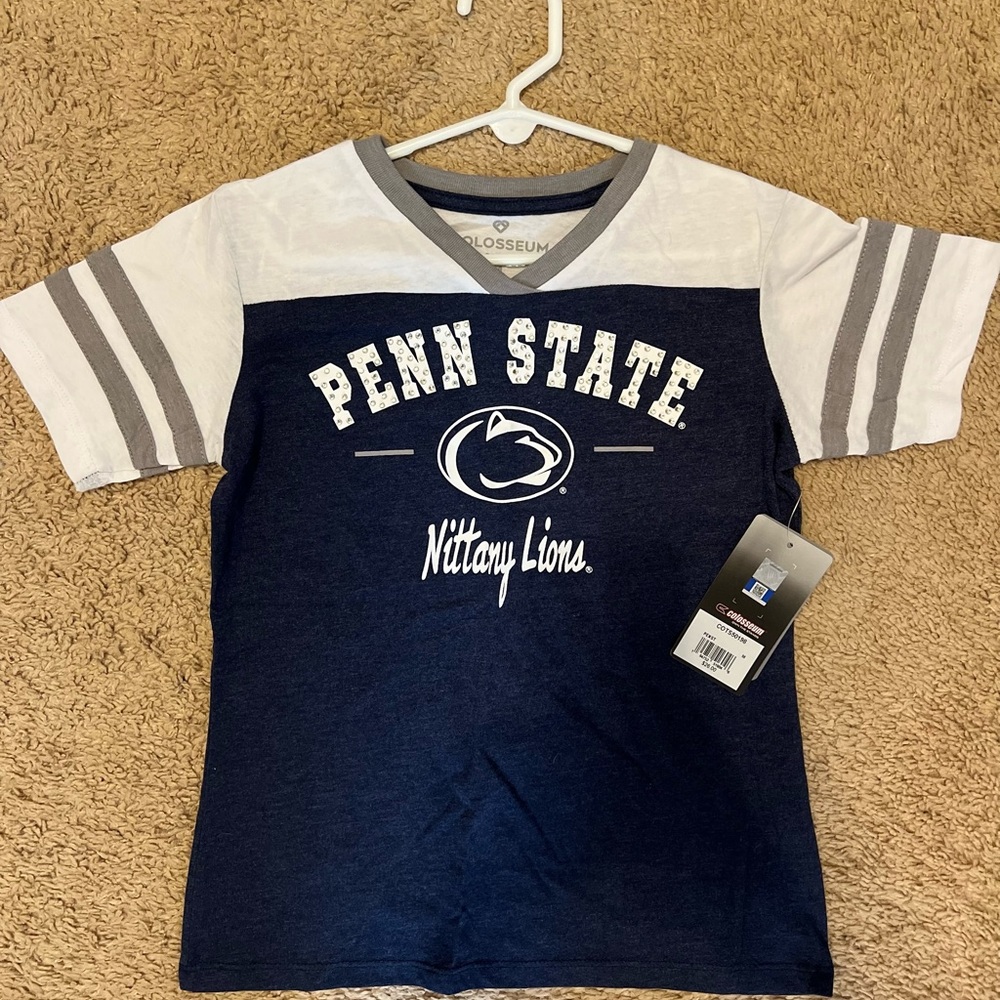 Youth girl Penn State t-shirt sz 7-8.